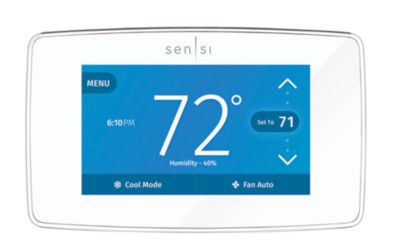 Sensi™ Touch Wi-Fi Smart Thermostat With Geo Fencing and Apple Home Kit
