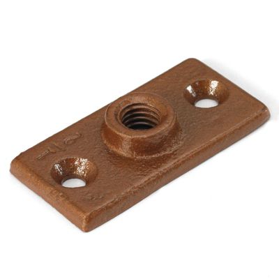 Ceiling Flange, 3/8"-16 Rod Thread, Dura-Copper