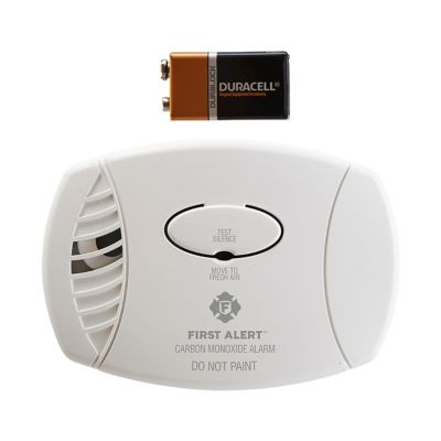 Carbon Monoxide Alarm With 9V Battery Back-Up