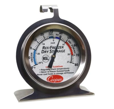 Refrigerator, Freezer, Dry Storage Thermometer