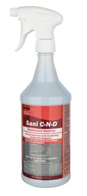 SANI C-N-D Coil and Drain Pan Disinfectant 32 Ounce Container