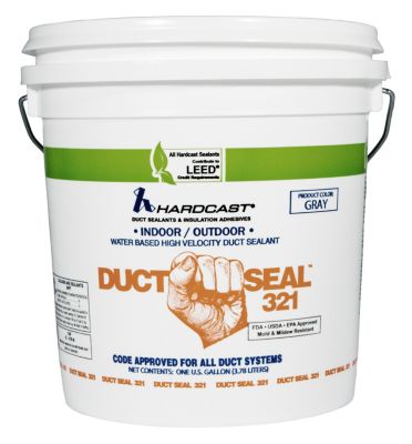 DS-321 Solvent Based Duct Sealant Grey, 1 Gallon