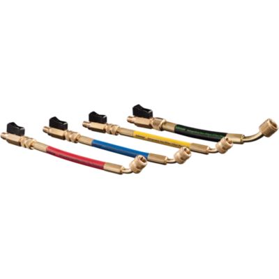 Hose 60" - Ball Valve Refrigeration Hose Set Of 4