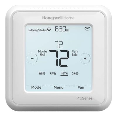 Honeywell TH6220WF2006/U - Lyric T6 Pro Wi-Fi Programmable Thermostat, 2 Heat/1 Cool Heat Pump or 2 Heat/2 Cool Conventional