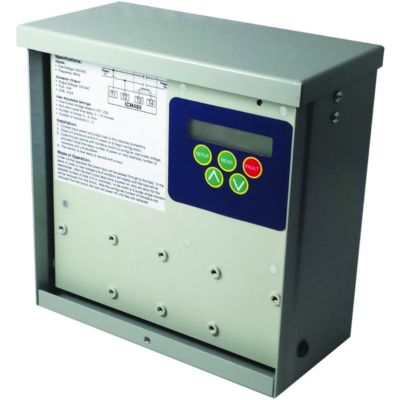 An advanced, single-phase line voltage monitor with a bank of surge arresters for added protection against lightning strikes. Includes a built-in 40A contactor. Ideal for Mini-Splits or other valuable, single-phase equipment.