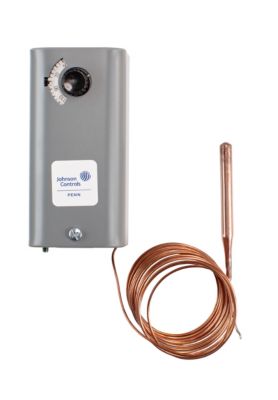 Remote Bulb Temperature Control, -30/100F, Differential 3 - 12 ADJ, 8' Capillary, SPDT, NEMA 1 3/8 x 4" Bulb