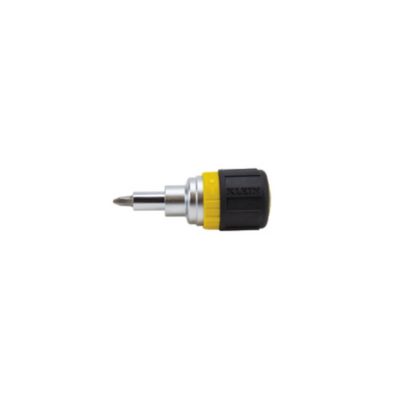 Klein 6-in-1 Ratcheting Stubby Screwdriver