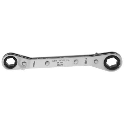 Fully Reversible Ratcheting Offset Box Wrench - 1/4" x 5/16"