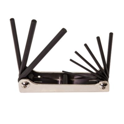 Nine-Key Inch Folding Hex-Key Set