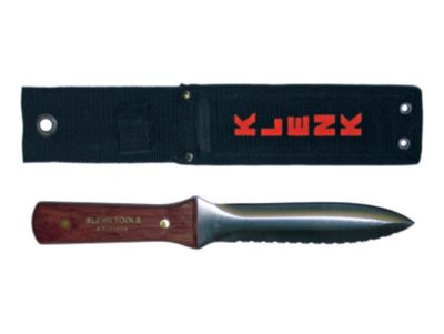 Dual Duct Knife 11" Long Stainless Steel, 3mm Blade Is Serrated On One Edge and Smooth On the Other Cuts Duct Board Flex-Duct