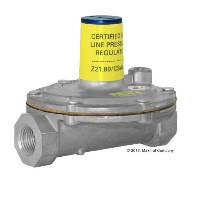 Certified 2psi Line Pressure gas regulator. 1/2" NPT pipe size.