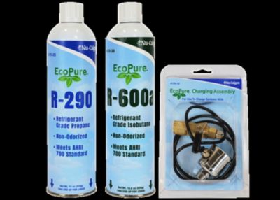 Ecopure R-600A Refrigerant, 10.6 Oz. Canister