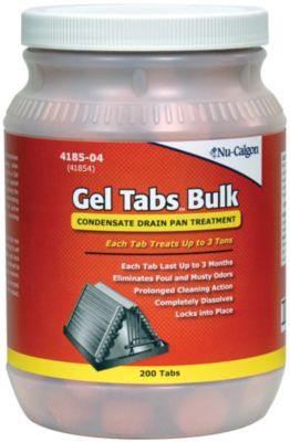 Condensate Drain Pan Treatment, 3 Ton Gel tabs - 200 Count Bulk