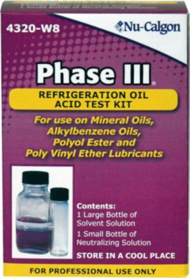 Refrigeration Oil Acid Test Kit, Phase III