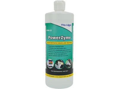 PowerZyme™ is a liquid enzyme-based drain line treatment