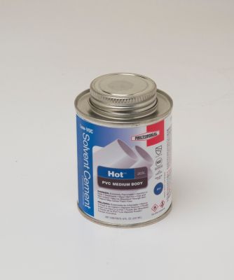 1/2 Pint Hot™ 203L PVC Cement Low-VOC