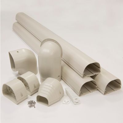 12" Wall Duct Kit LD122 (LW, LK, LEN, LJx2, LDx12") 4-1/2" - Ivory