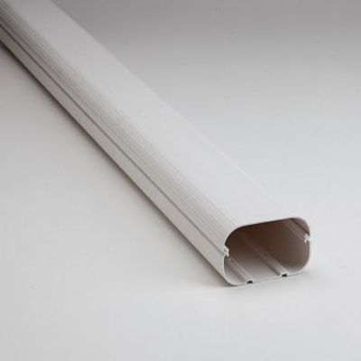 Slimduct 100Mm 3. 75" Duct 78" Length White