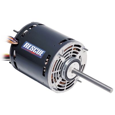 1/5 - 3/4 HP, 1075 RPM, 4 Speed, 115V, PSC RESCUE Direct Drive Fan and Blower Motor (OAO)