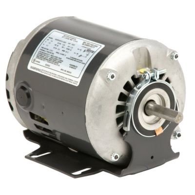 1/2 HP, 1725 RPM, 115V, Belted Fan and Blower 1 Phase Split Phase (ODP) Resilient Base Mount