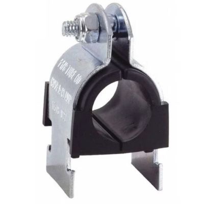Cush-A-Clamp; Electro-Galv. Steel, 2-1/8" Tube, 2" Copper Pipe
